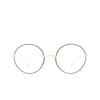 Dita® Round Eyeglasses: Believer DTX506-52-03-Z color Black & Gold Blk-gld - product thumbnail 1/3.