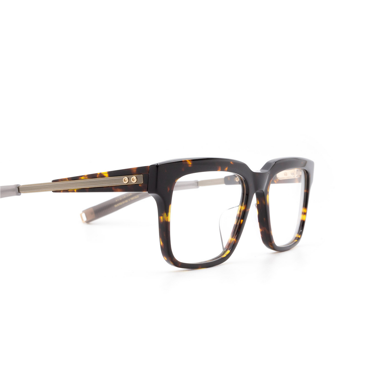 Dita® Square Eyeglasses: DLX702 color Trt-gld - 3/3.