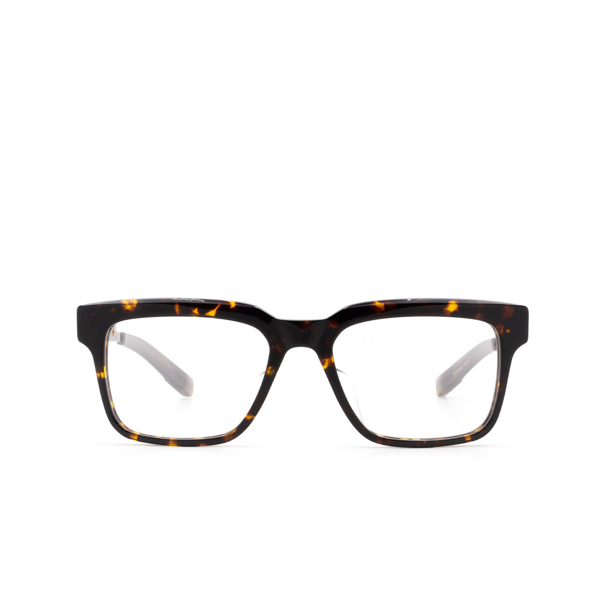 Dita® Square Eyeglasses: DLX702 color Trt-gld - front view.