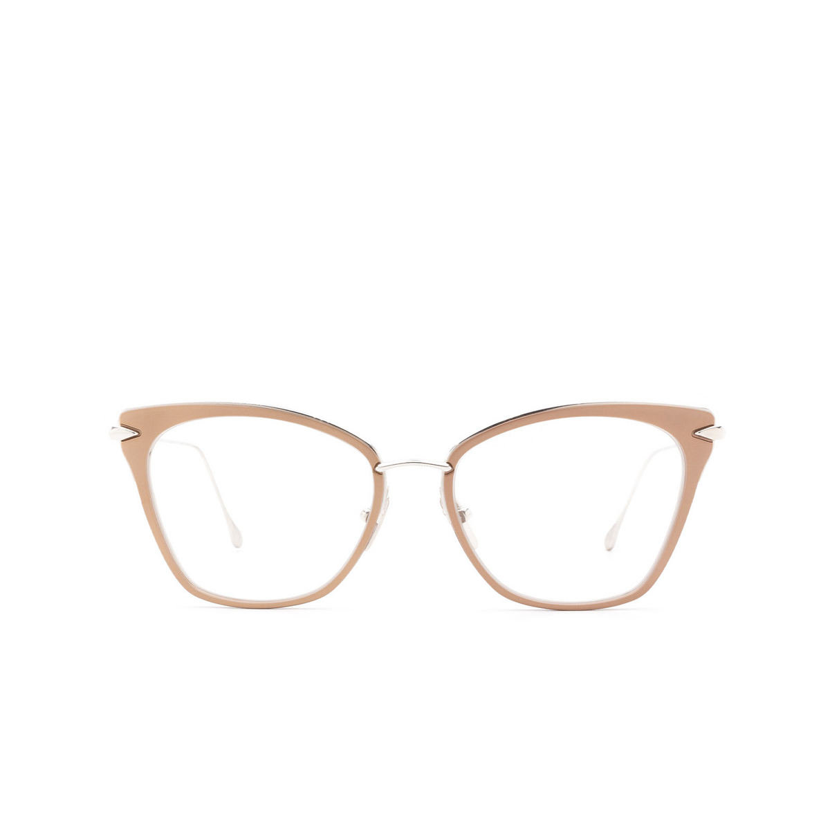 Dita® Butterfly Eyeglasses: DRX3041 color B-rgd-slv - front view.