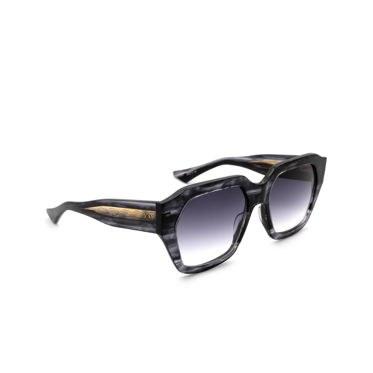Dita TETRAMAKER Sunglasses BLK-GLD Black Gold - three-quarters view