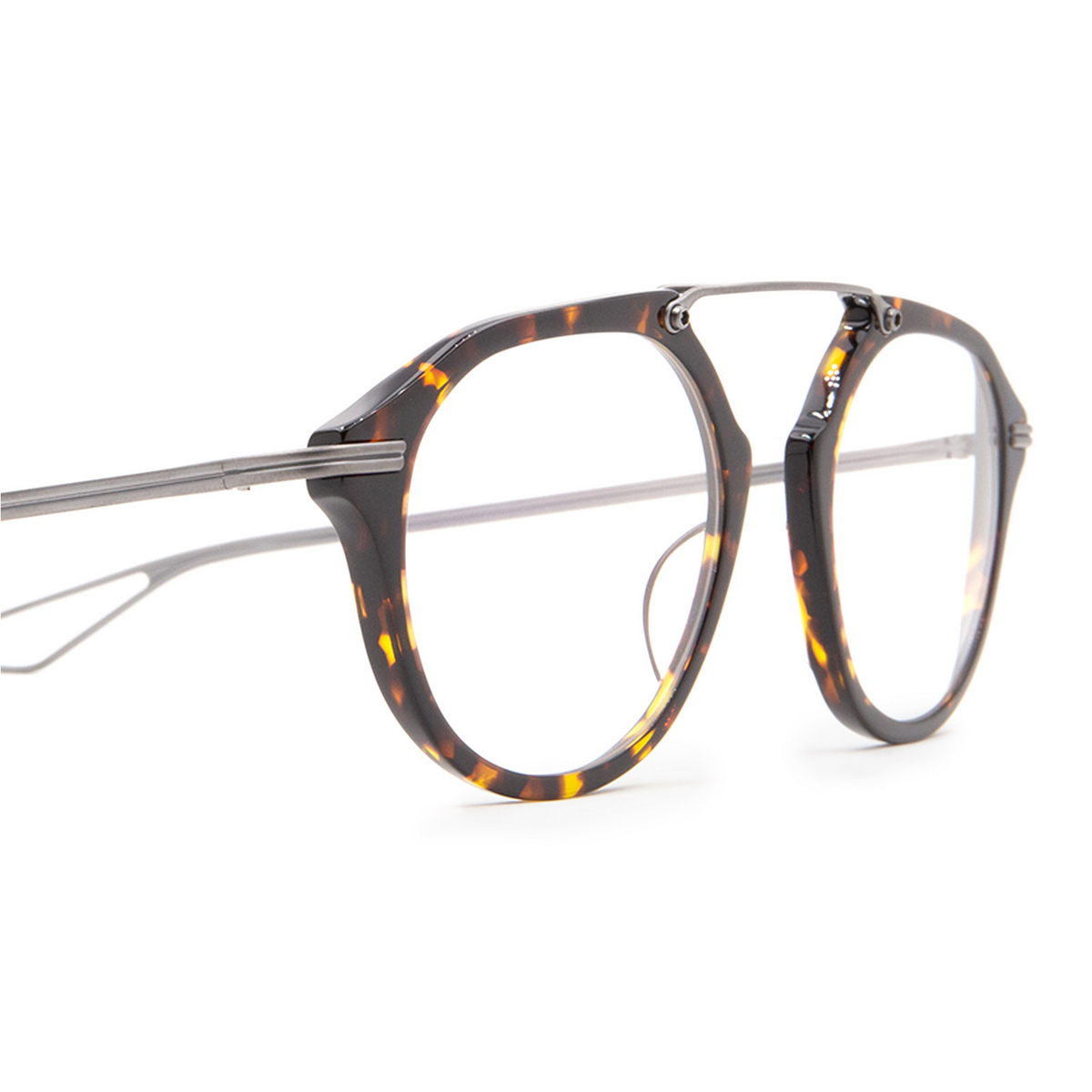 Dita® Aviator Eyeglasses: DTX119 color Trt-gun - 3/3.