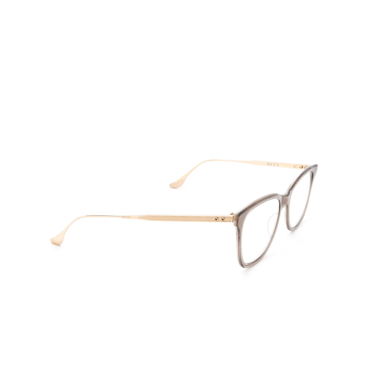 Dita® Cat-eye Eyeglasses: DTX505 color Gry-gld - product thumbnail 2/3.