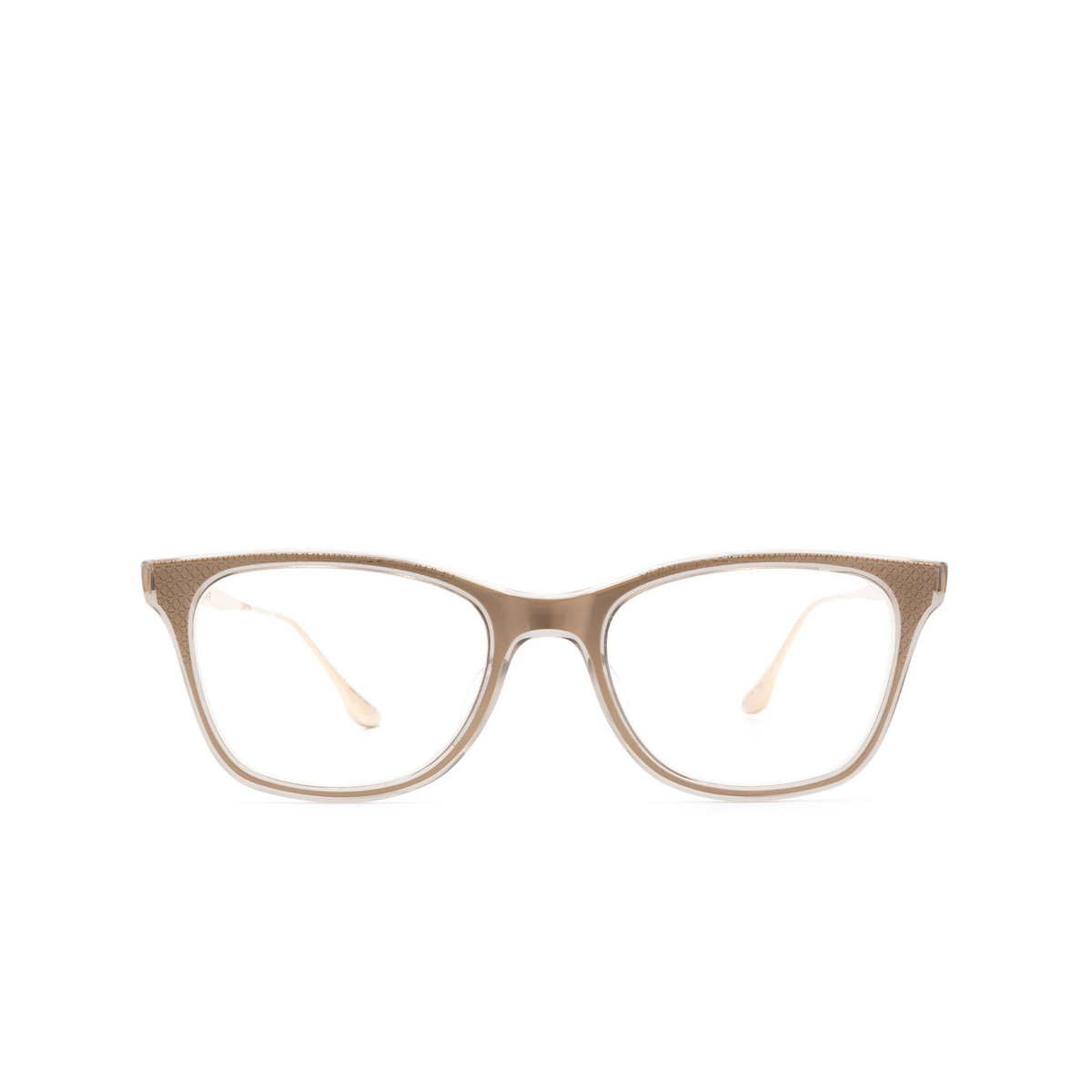 Dita® Cat-eye Eyeglasses: DTX505 color Gry-gld - front view.