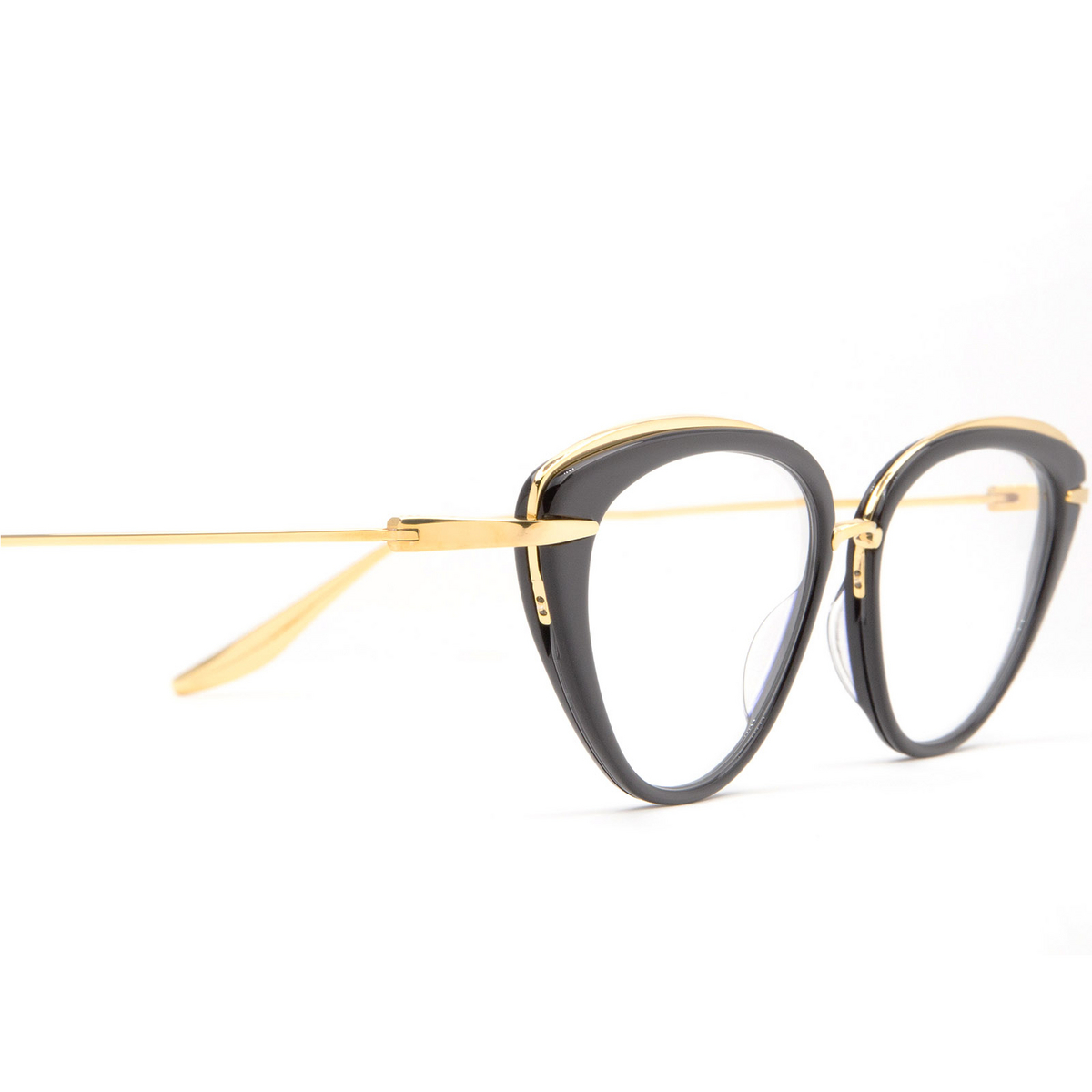 Dita® Cat-eye Eyeglasses: DTX517 color Blk-gld - 3/3.