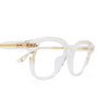 Dita® Square Eyeglasses: Lineus DTX702-A-03 color Crystal Gold Clr-gld - product thumbnail 3/3.
