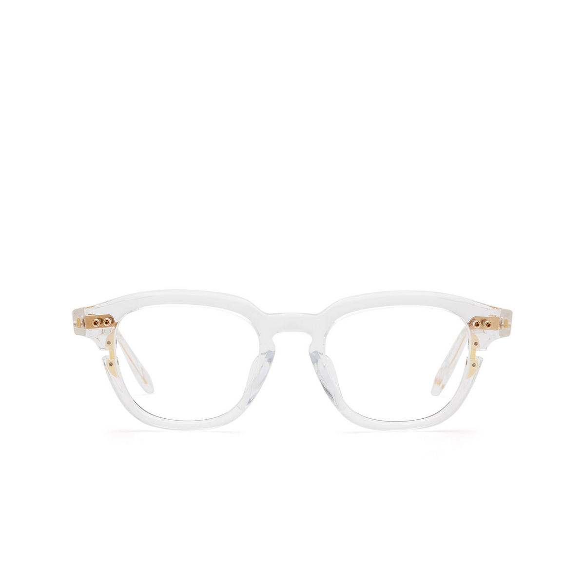Dita DTX702-A-03 Eyeglasses CLR-GLD Crystal Gold - front view