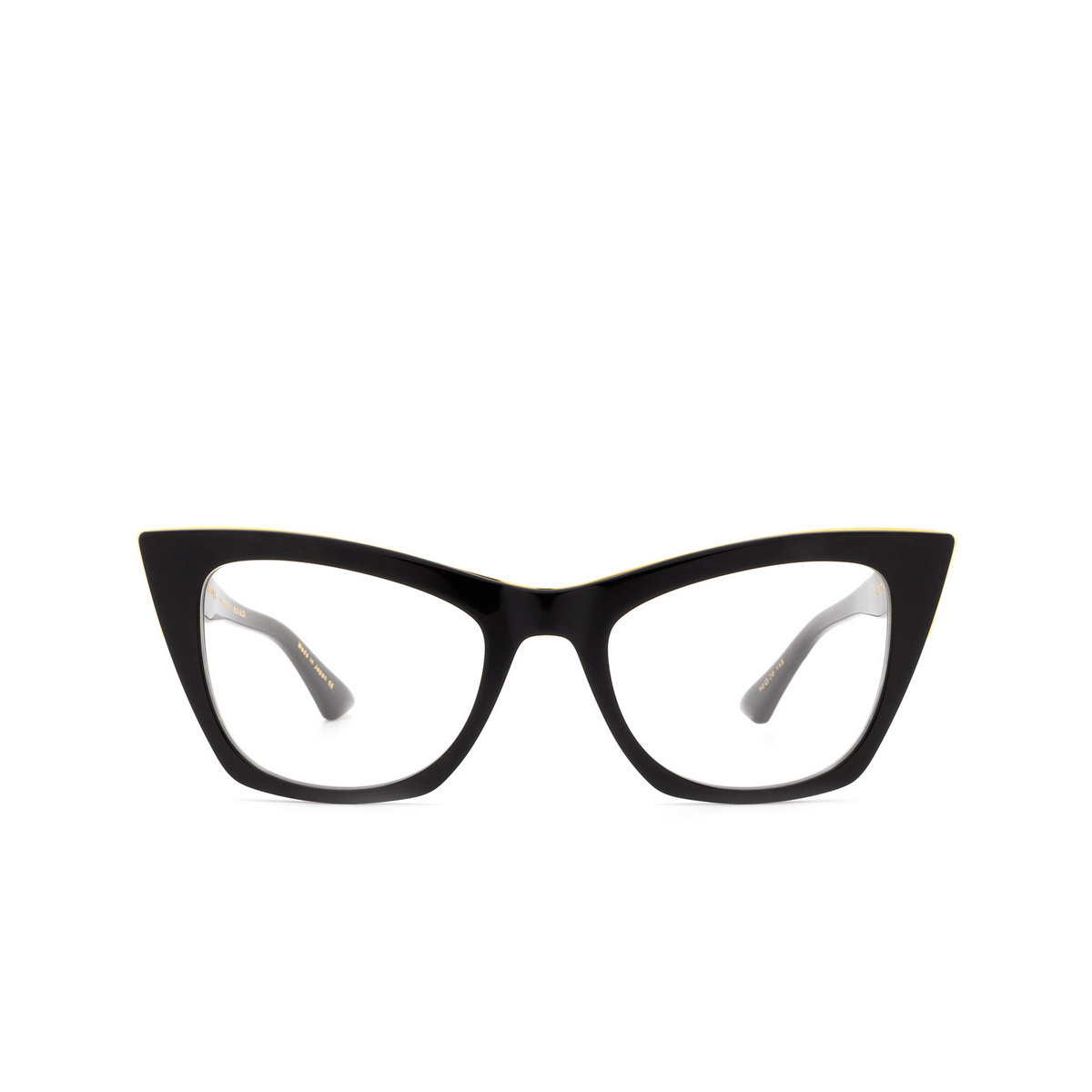 Dita SHOWGOER Eyeglasses BLK-GLD Black & Gold - front view