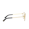 Dolce & Gabbana DG1322 Eyeglasses 1334 gold / black - product thumbnail 3/4