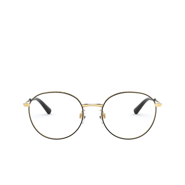 Dolce & Gabbana DG1322 Korrektionsbrillen 1334 gold / black - Vorderansicht