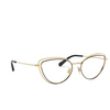 Dolce & Gabbana DG1326 Eyeglasses 1334 gold / black - product thumbnail 2/4