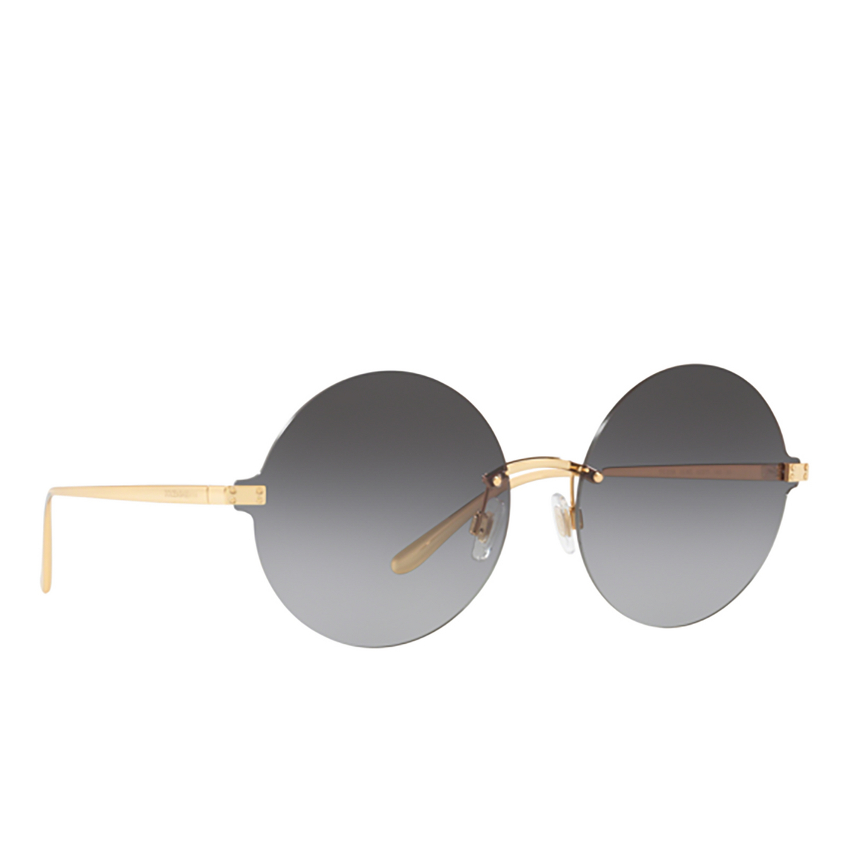 Dolce & Gabbana® Round Sunglasses: DG2228 color 02/8G Gold - 2/3