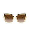 Occhiali da sole Dolce & Gabbana DG2251H 132013 brown - anteprima prodotto 1/4