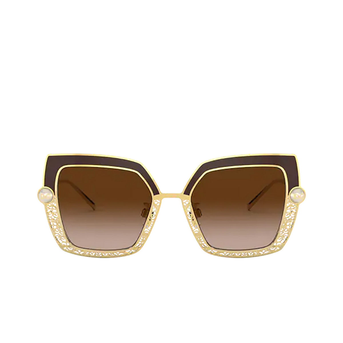 Dolce & Gabbana DG2251H Sunglasses 132013 BROWN - front view