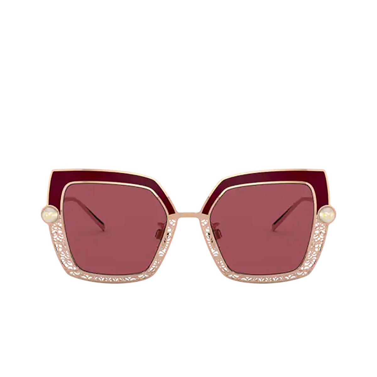 Dolce & Gabbana® Square Sunglasses: DG2251H color 133369 Bordeaux - 1/3