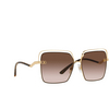 Gafas de sol Dolce & Gabbana DG2268 134413 gold/brown - Miniatura del producto 2/4