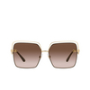 Gafas de sol Dolce & Gabbana DG2268 134413 gold/brown - Miniatura del producto 1/4