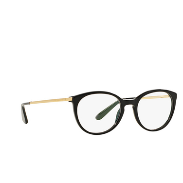 Dolce & Gabbana DG3242 Eyeglasses 501 black - three-quarters view