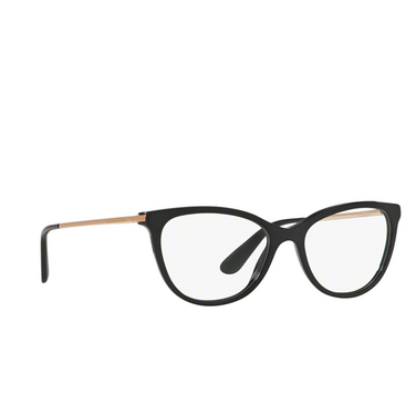 Dolce & Gabbana DG3258 Eyeglasses 501 black - three-quarters view