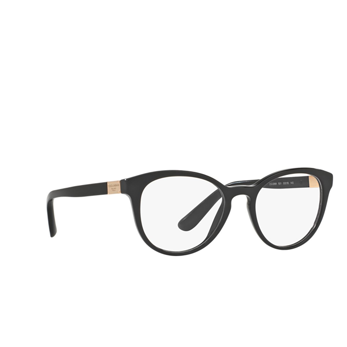 Dolce & Gabbana DG3268 Eyeglasses 501 Black - product thumbnail 2/4