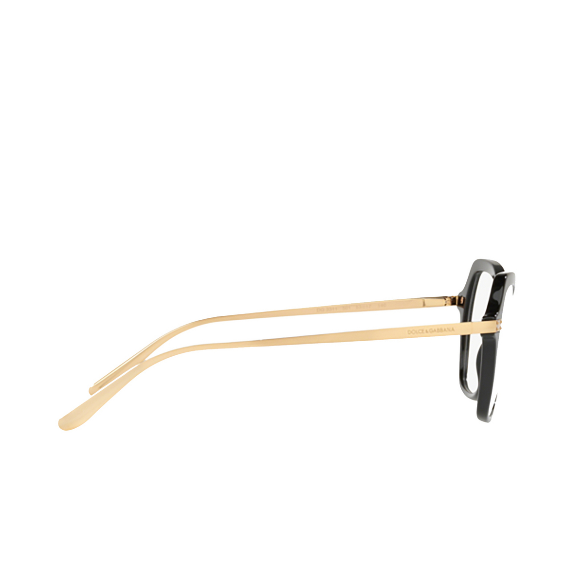 Occhiali da vista Dolce & Gabbana DG3311 501 BLACK - anteprima prodotto 3/4