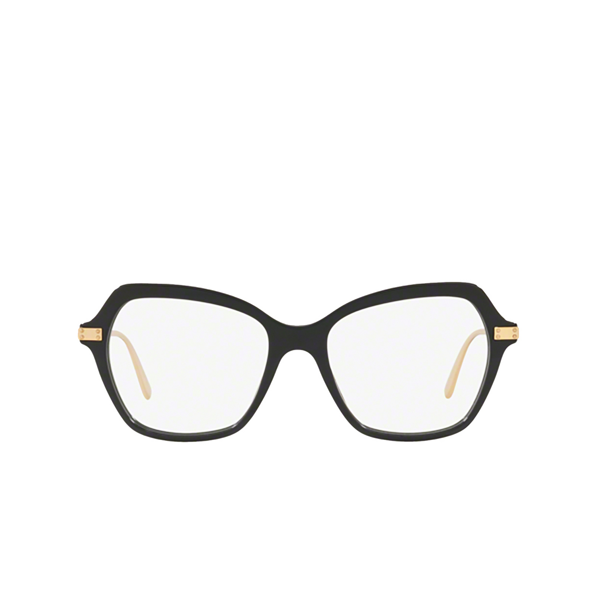 Dolce & Gabbana DG3311 Eyeglasses 501 BLACK - front view