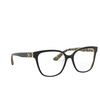 Dolce & Gabbana DG3321 Eyeglasses 3215 black / damasco glitter black - product thumbnail 2/4