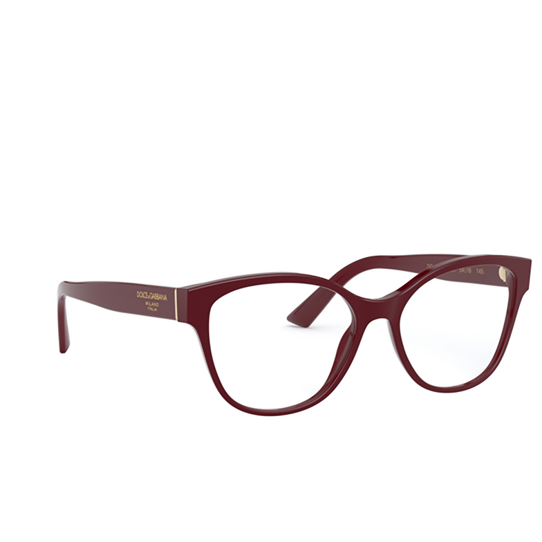 Dolce & Gabbana DG3322 Eyeglasses 3091 bordeaux - 2/4