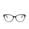 Dolce & Gabbana DG3322 Eyeglasses 3235 black on leo glitter gold - product thumbnail 1/4