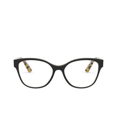 Dolce & Gabbana DG3322 Korrektionsbrillen 3235 black on leo glitter gold - Vorderansicht