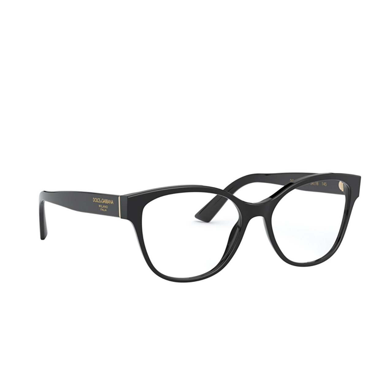 Dolce & Gabbana DG3322 Eyeglasses 501 BLACK - product thumbnail 2/4