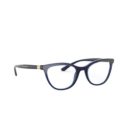 Dolce & Gabbana DG3324 Eyeglasses 3094 opal blue - three-quarters view