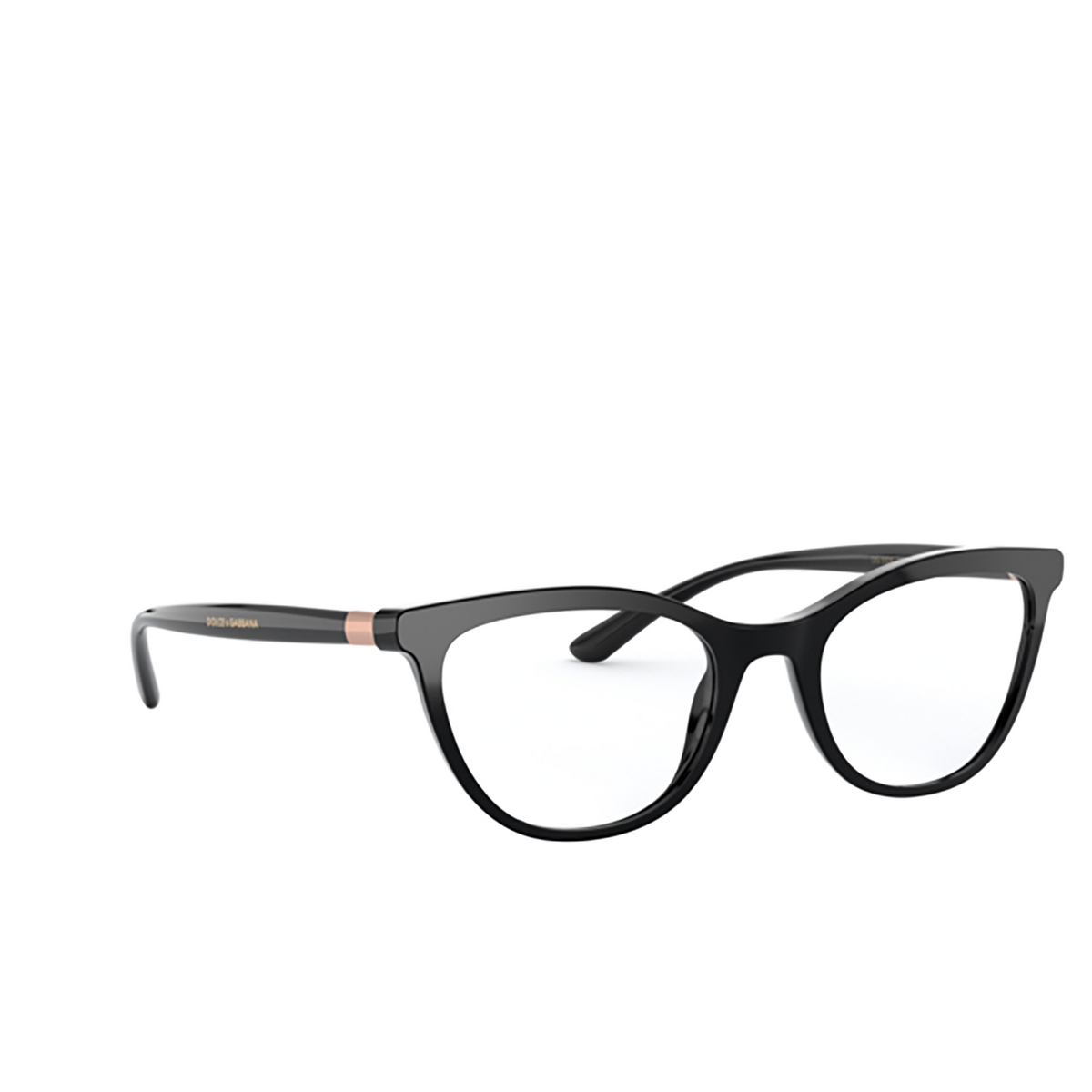 Dolce & Gabbana DG3324 Eyeglasses 501 BLACK - product thumbnail 2/3