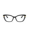 Dolce & Gabbana DG3325 Eyeglasses 3246 black on transparent black - product thumbnail 1/4