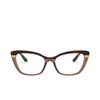 Dolce & Gabbana DG3325 Eyeglasses 3256 havana on transparent brown - product thumbnail 1/4