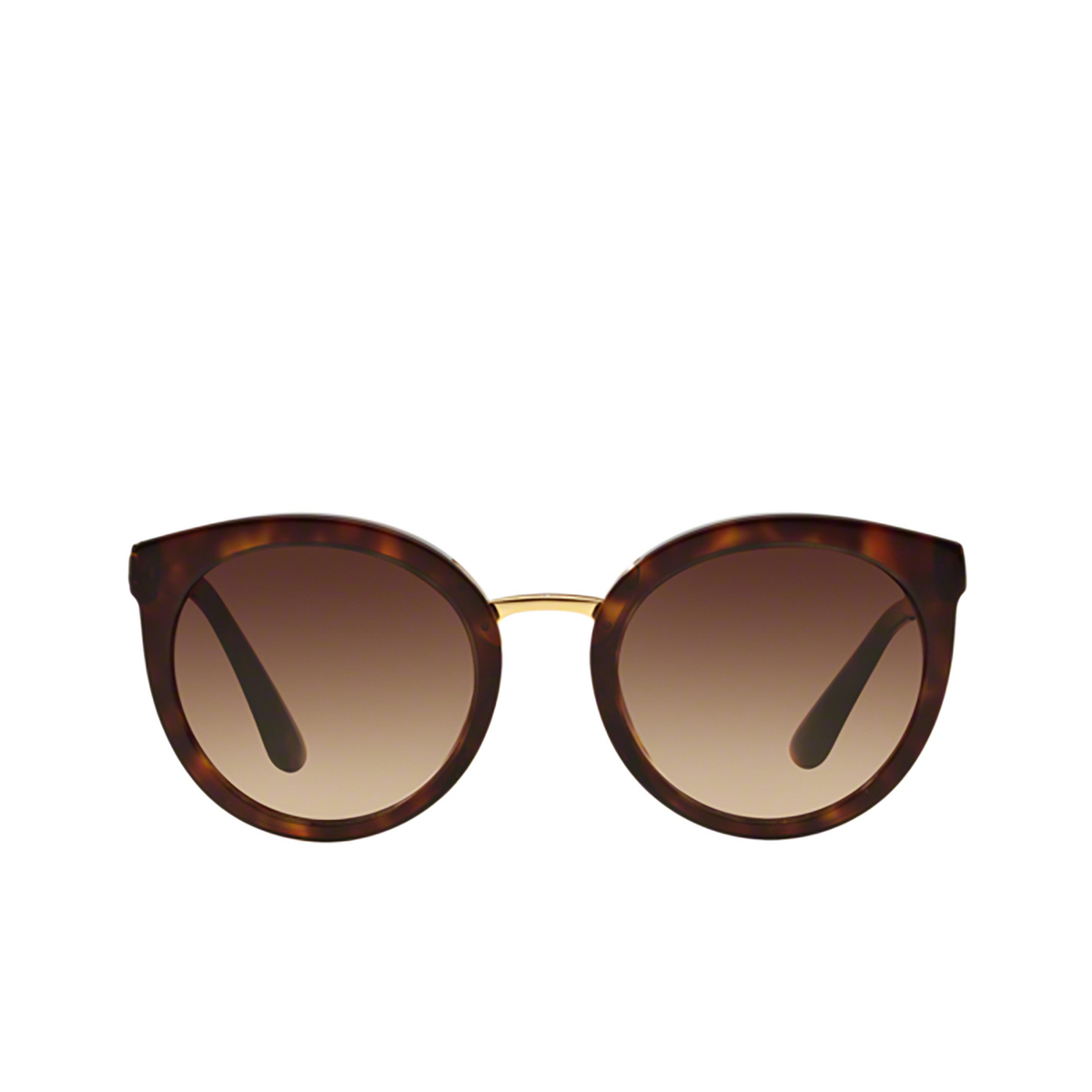 Dolce & Gabbana® Round Sunglasses: DG4268 color 502/13 Havana - product thumbnail 1/3