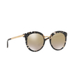 Dolce & Gabbana DG4268 Sunglasses 911/6E cube black / gold - product thumbnail 2/4