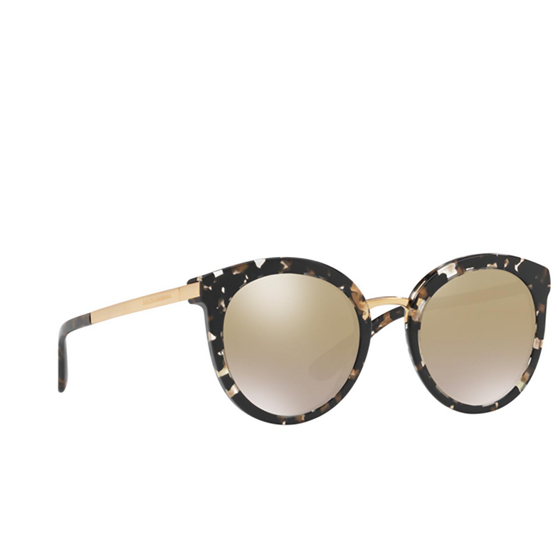 Dolce & Gabbana DG4268 Sunglasses 911/6E cube black / gold - 2/4