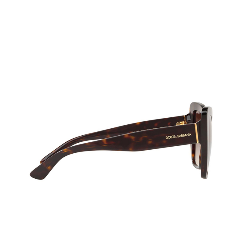 Dolce & Gabbana DG4348 Sunglasses 502/13 havana - 3/4