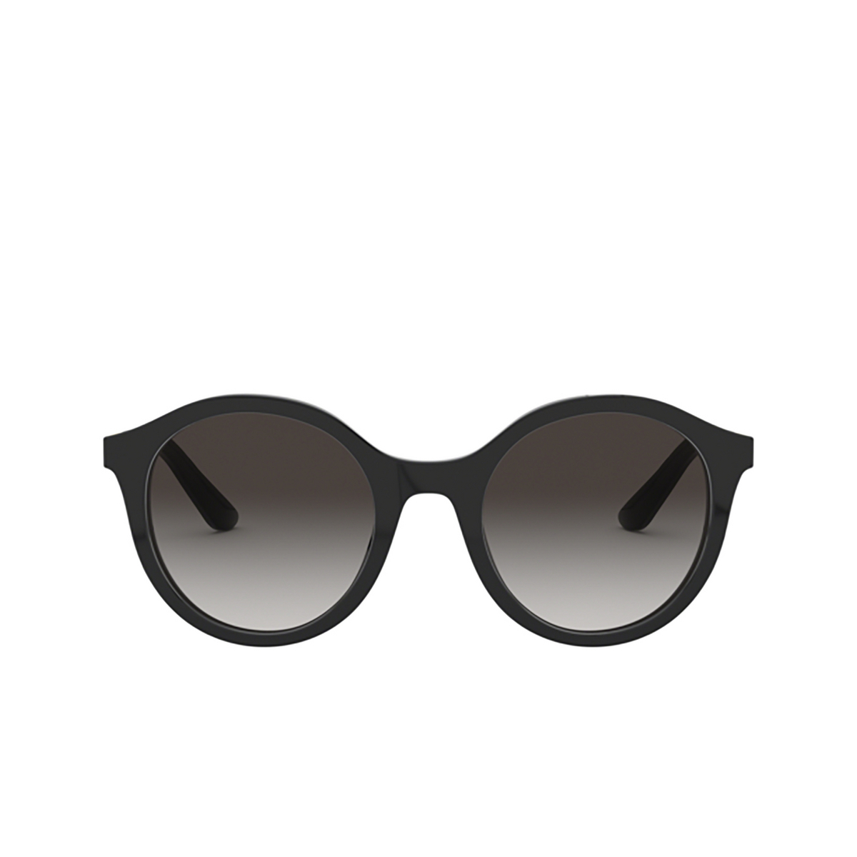 Dolce & Gabbana® Round Sunglasses: DG4358 color 501/8G Black - product thumbnail 1/3