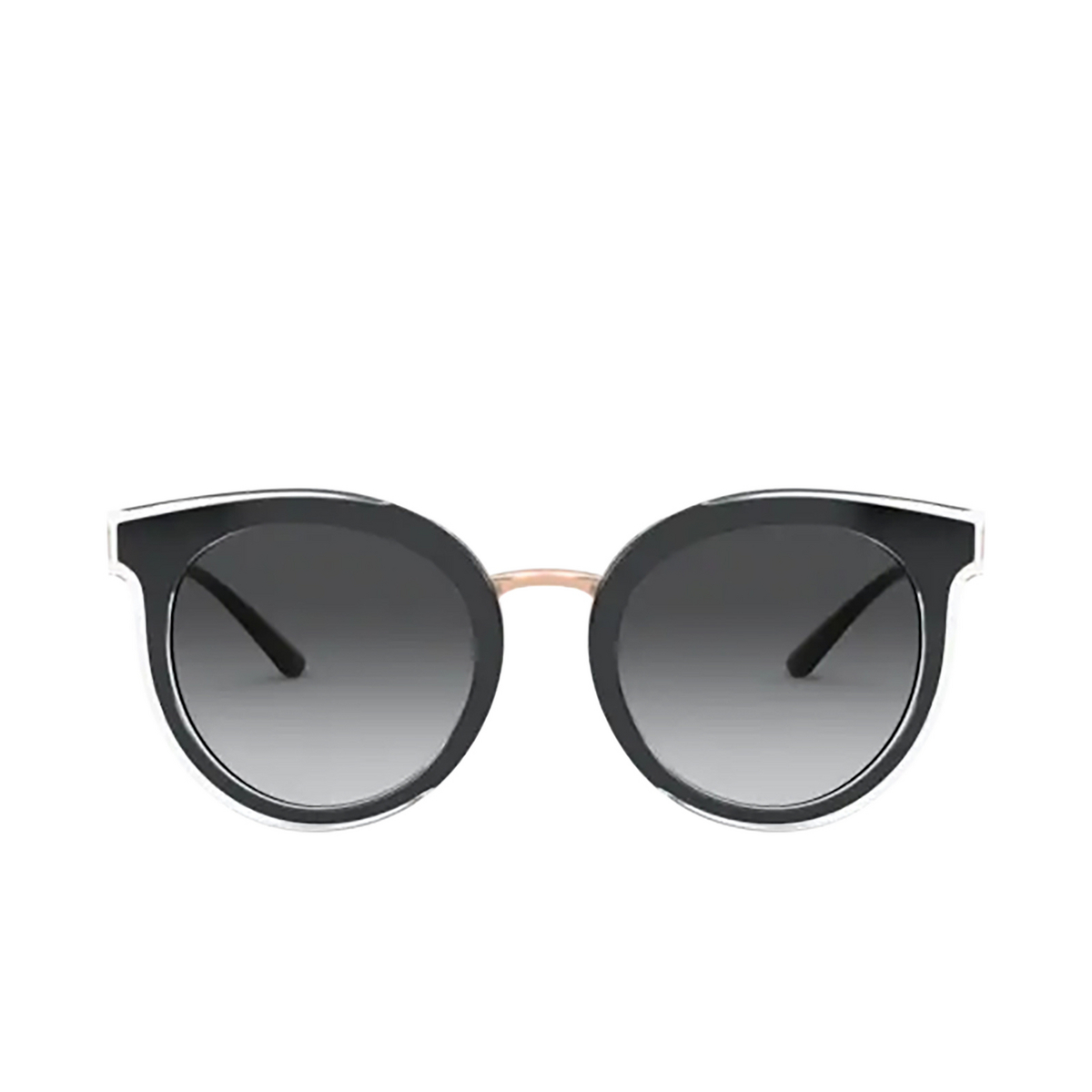 Dolce & Gabbana® Round Sunglasses: DG4371 color Top Crystal On Black 53838G - product thumbnail 1/3.