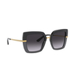 Gafas de sol Dolce & Gabbana DG4373 32468G black on transparent black - Miniatura del producto 2/4