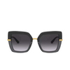 Lunettes de soleil Dolce & Gabbana DG4373 32468G black on transparent black - Vignette du produit 1/4