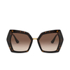 Occhiali da sole Dolce & Gabbana DG4377 502/13 havana - anteprima prodotto 1/4