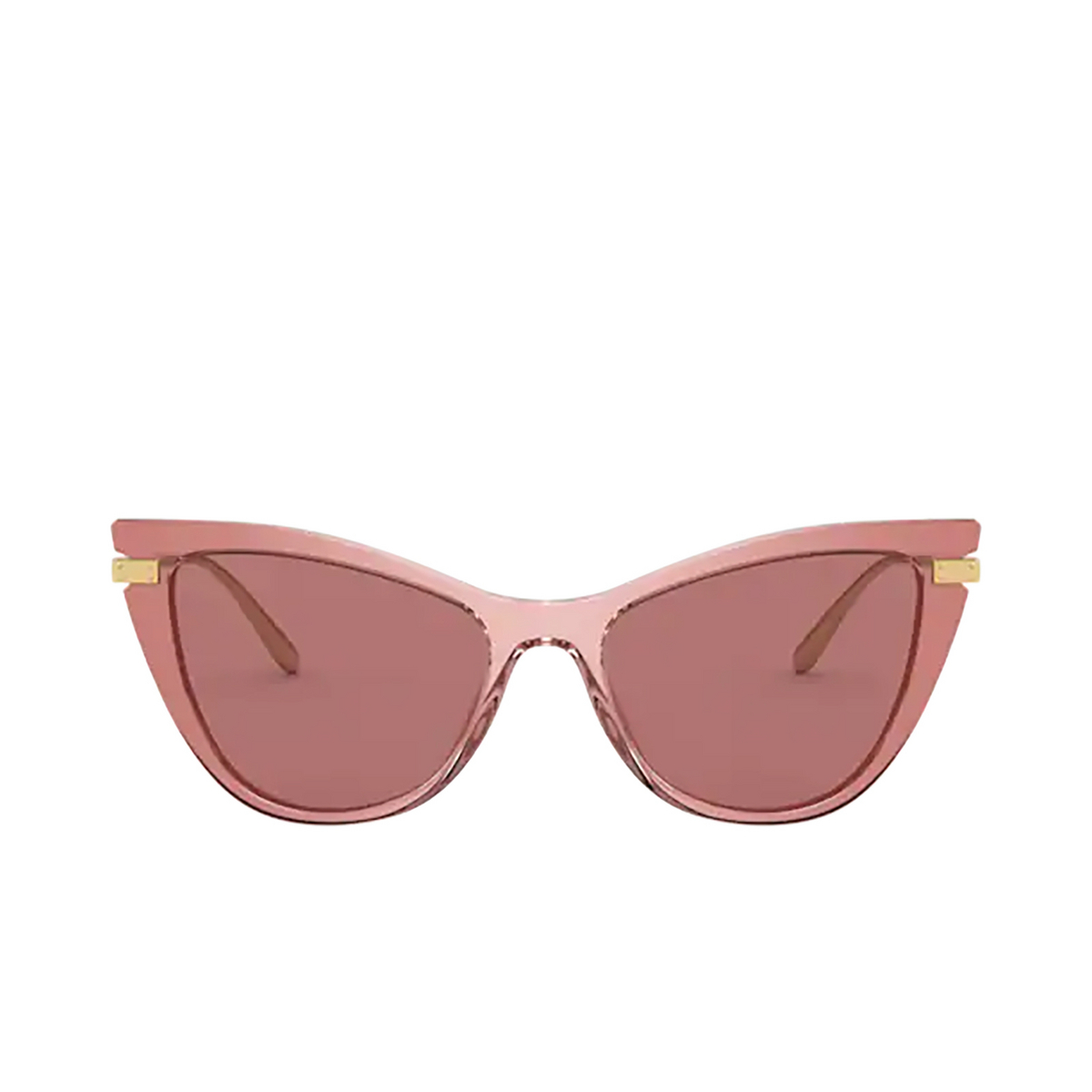 Dolce & Gabbana® Cat-eye Sunglasses: DG4381 color 326769 Pink Multilayer - product thumbnail 1/3