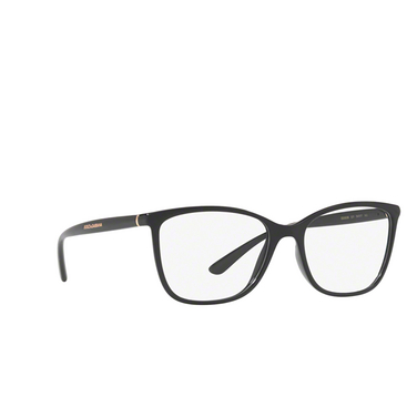 Dolce & Gabbana DG5026 Eyeglasses 501 black - three-quarters view