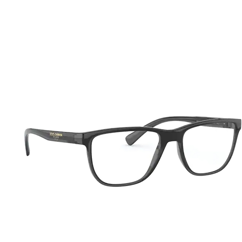 Dolce & Gabbana DG5053 Eyeglasses 3257 transparent grey / black - 2/4