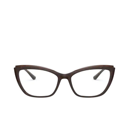 Dolce & Gabbana® Cat-eye Eyeglasses: DG5054 color Havana On Transparent Brown 3185.