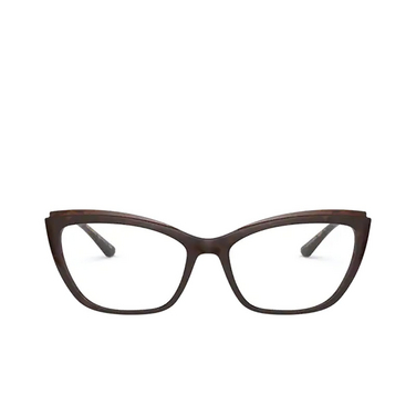 Dolce & Gabbana DG5054 Eyeglasses 3185 havana on transparent brown - front view