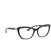 Dolce & Gabbana DG5054 Eyeglasses 3246 black on transparent grey - product thumbnail 2/4